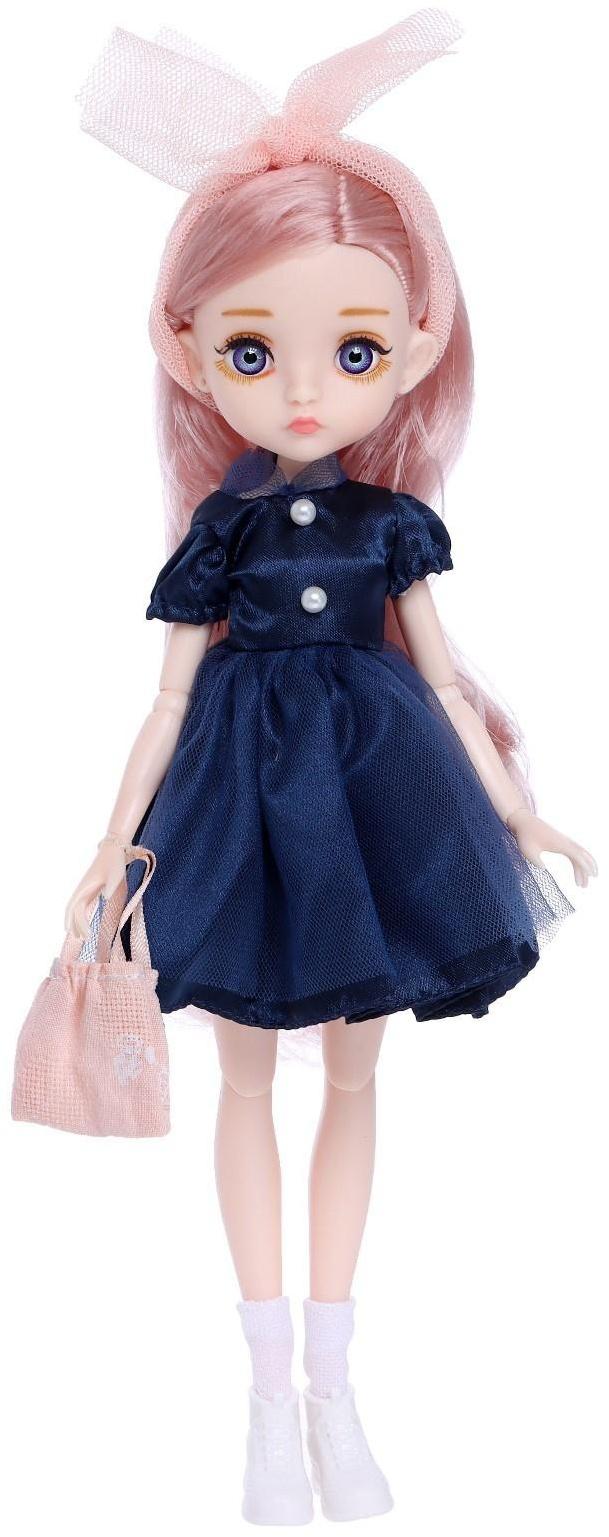 Кукла модная шарнирная «София» в платье, МИКС