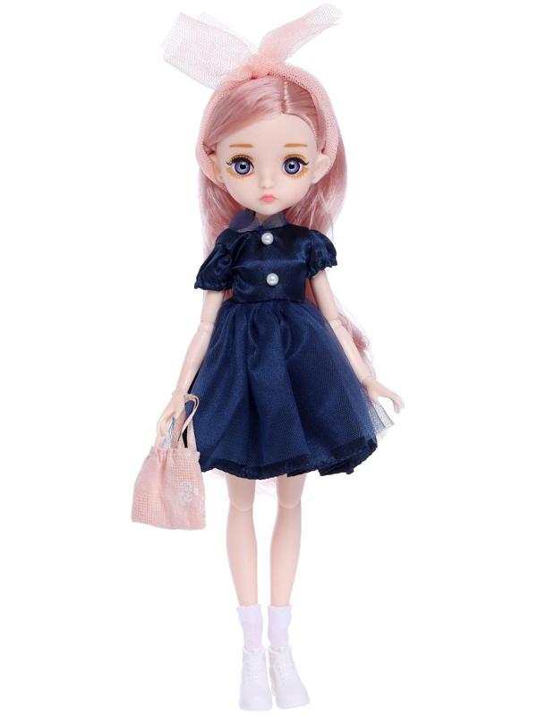 Кукла модная шарнирная «София» в платье, МИКС