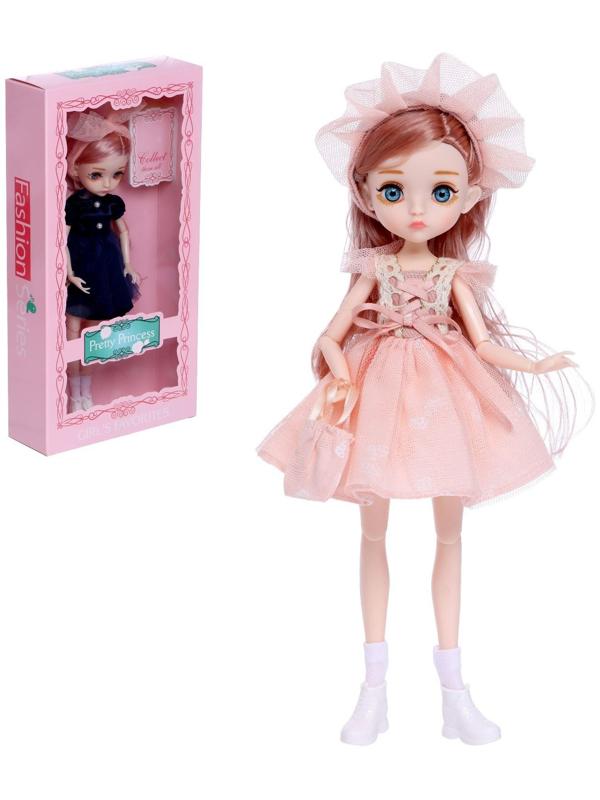 Кукла модная шарнирная «София» в платье, МИКС