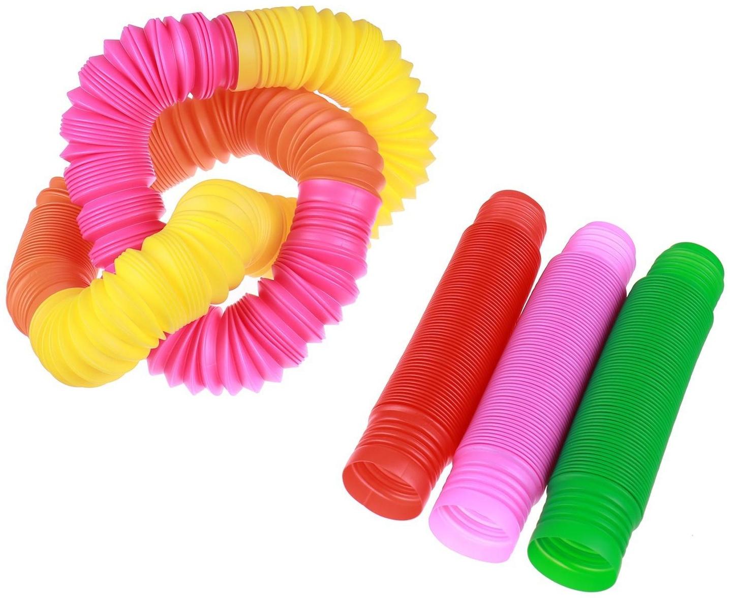 Игрушка-антистресс Pop Tubes, набор шт., цвета МИКС