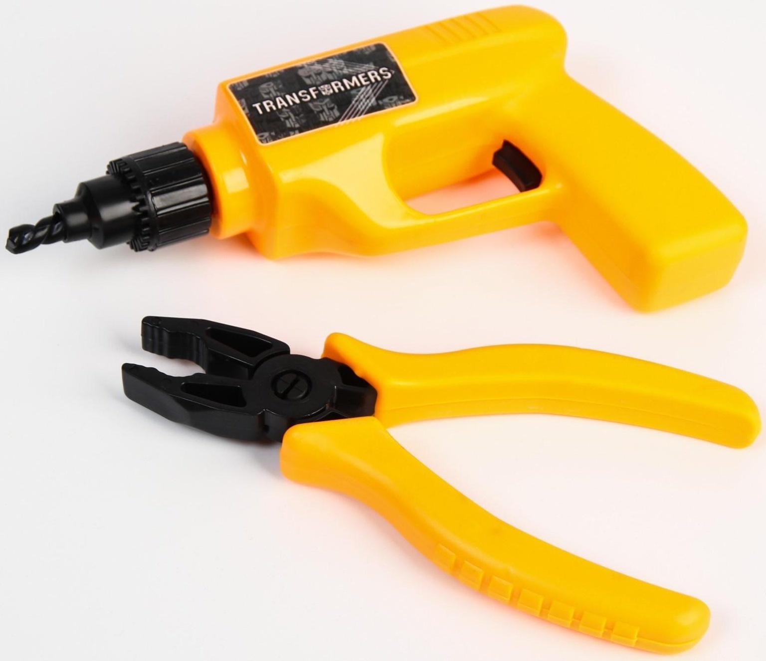 Набор строителя с инструментами игровой, 9 предметов, Трансформеры