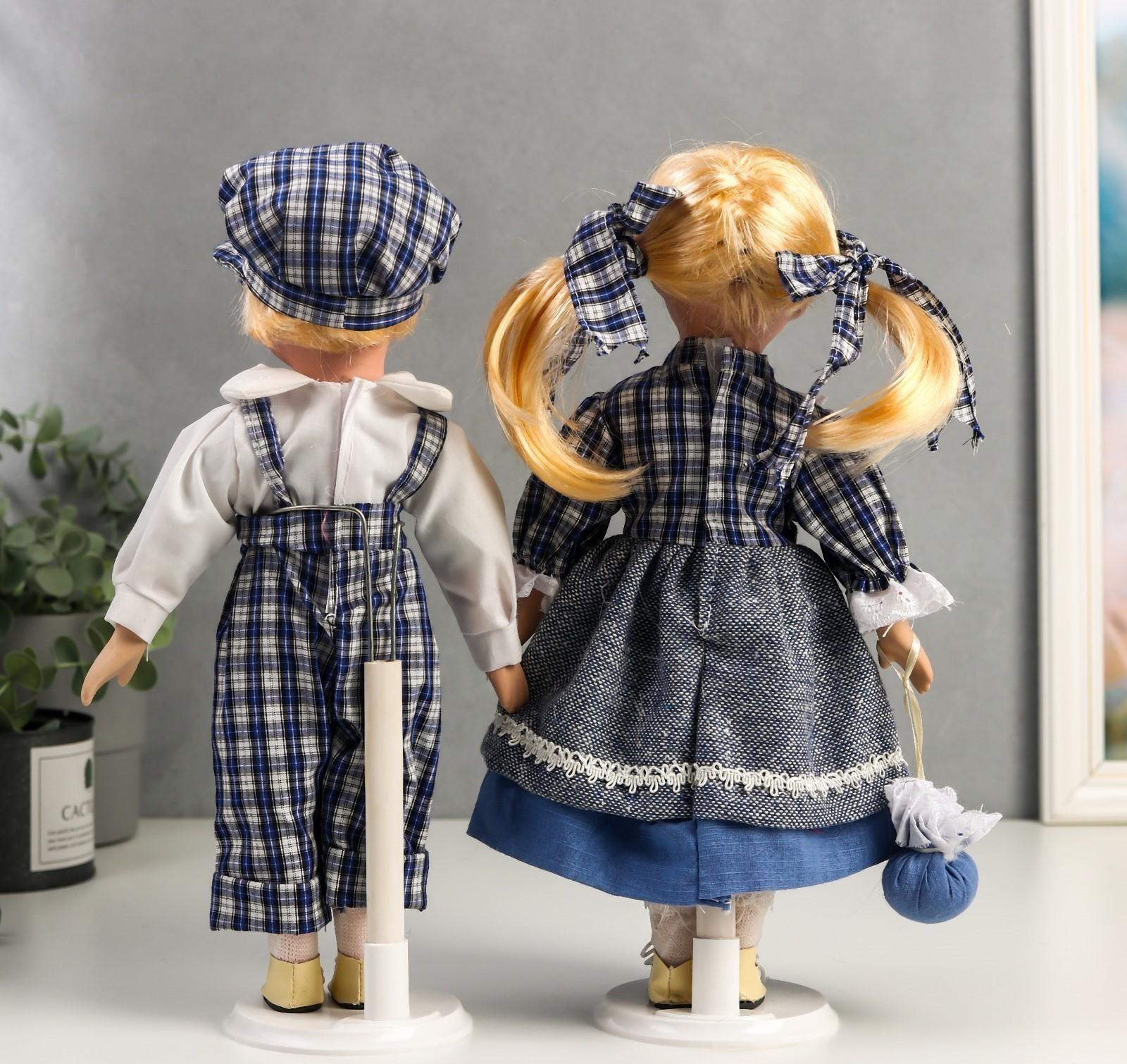 Кукла коллекционная парочка набор 2 шт 