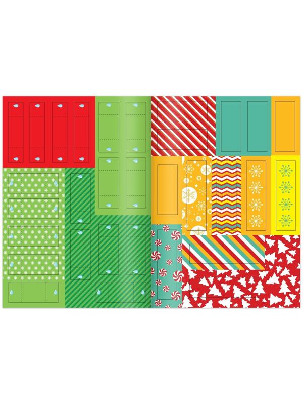 Набор новогодних аппликаций «Создаём праздничное настроение», 4 шт. по 20 стр.