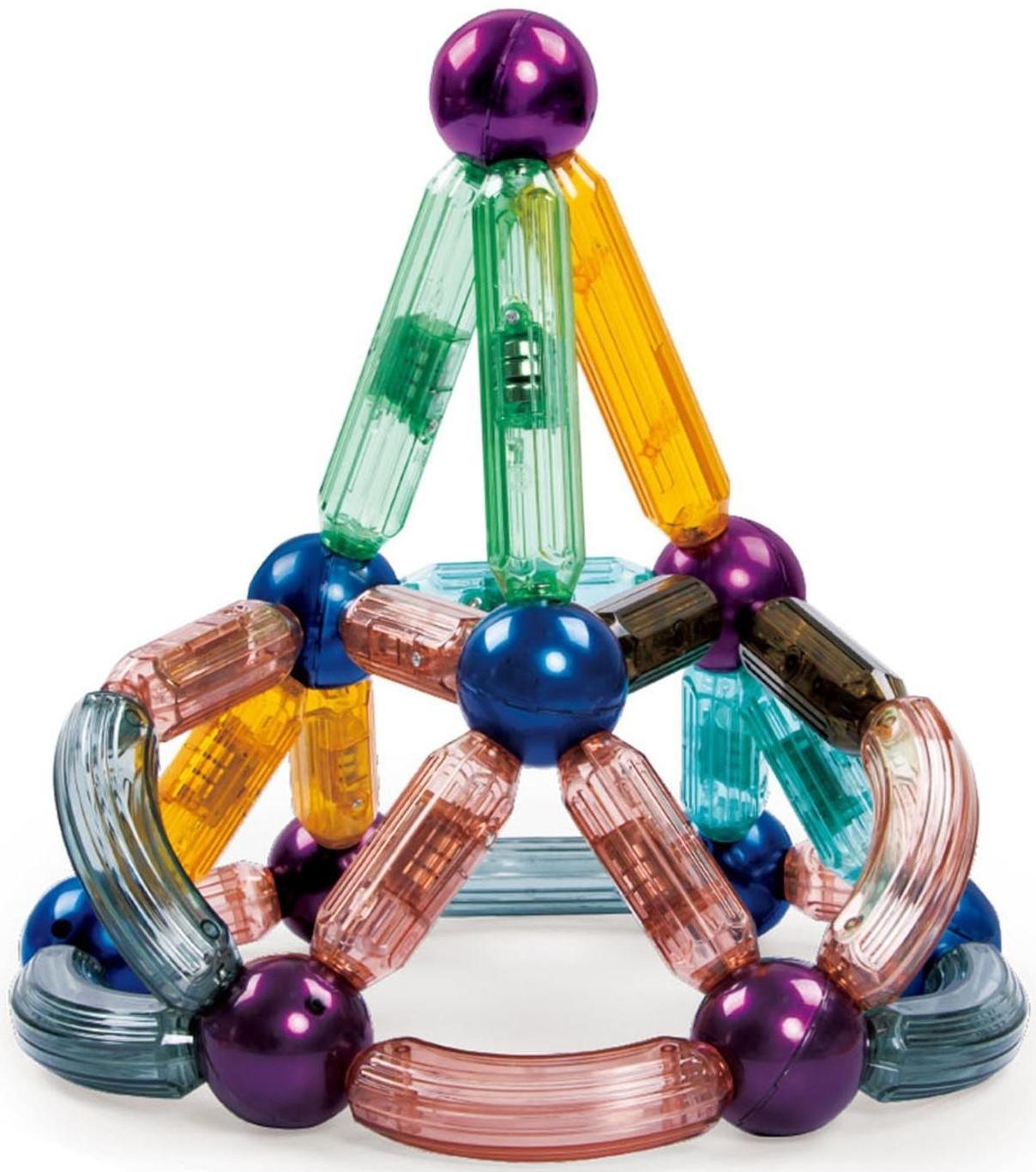 Конструктор магнитный для малышей «Магические палочки», 36 деталей