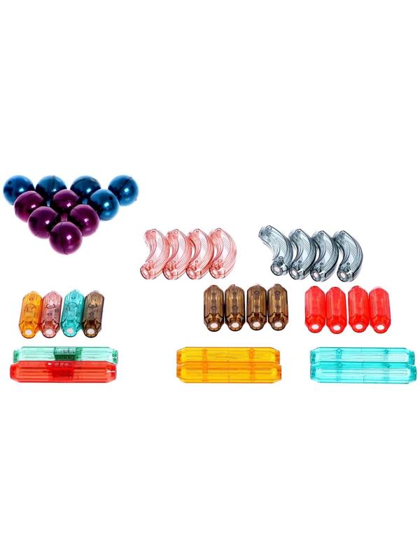 Конструктор магнитный для малышей «Магические палочки», 36 деталей