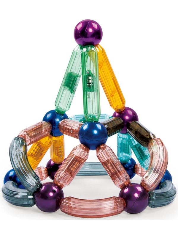 Конструктор магнитный для малышей «Магические палочки», 36 деталей