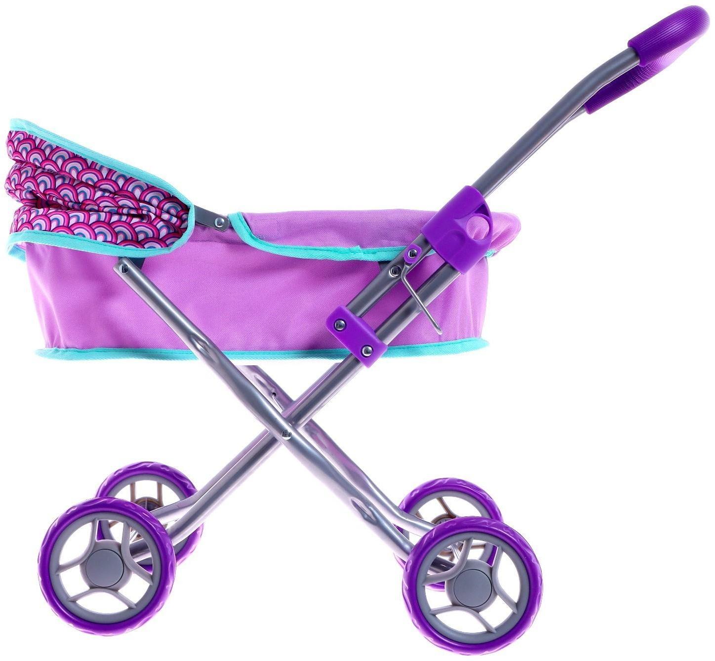 Коляска универсальная для кукол, металлический каркас