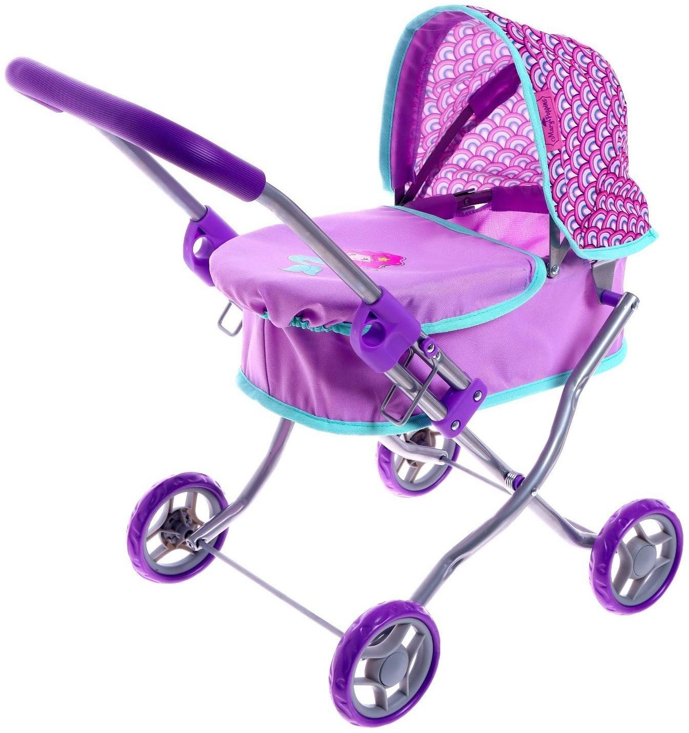 Коляска универсальная для кукол, металлический каркас