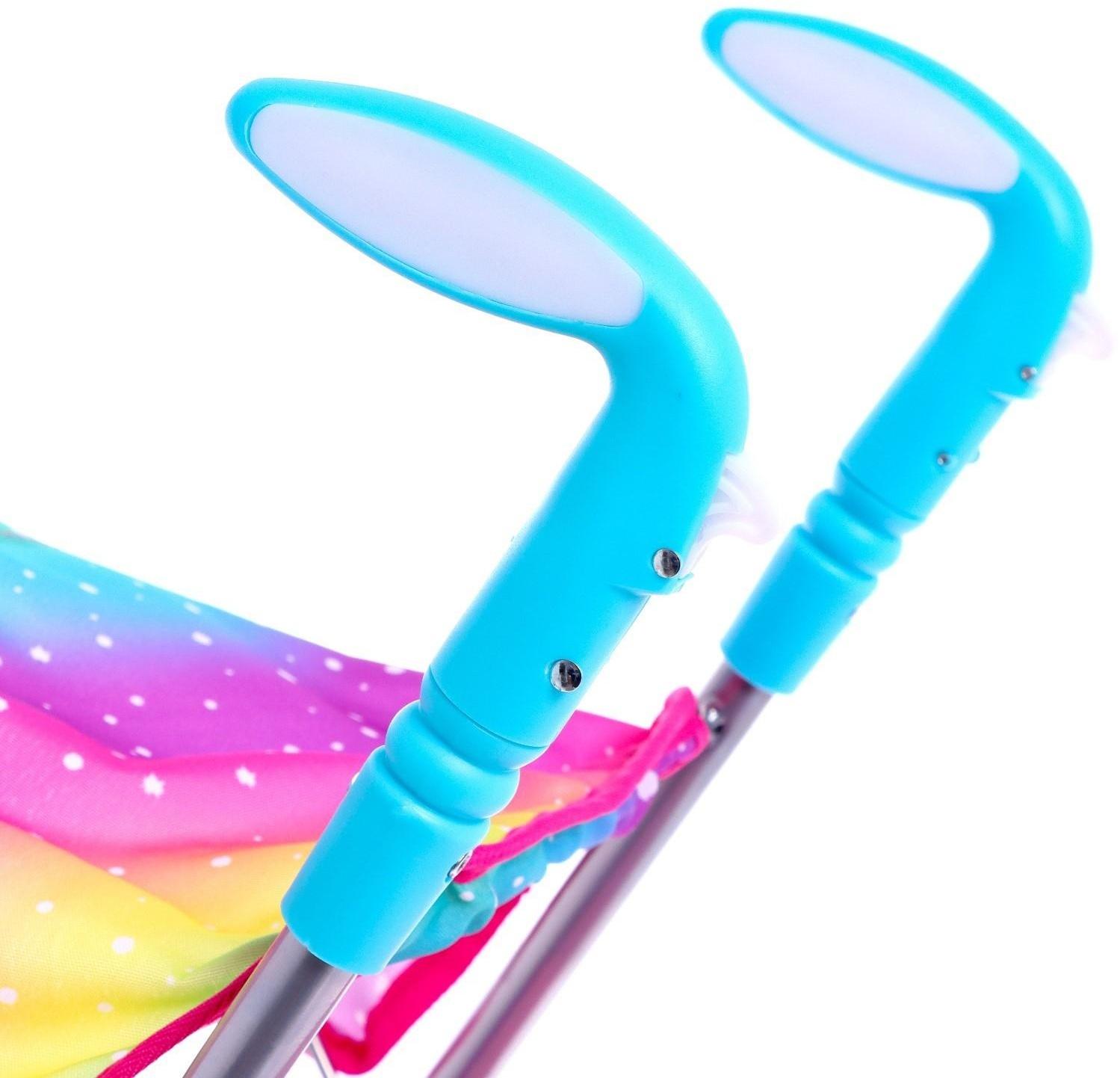 Коляска для кукол летняя, с крышей, металлический каркас