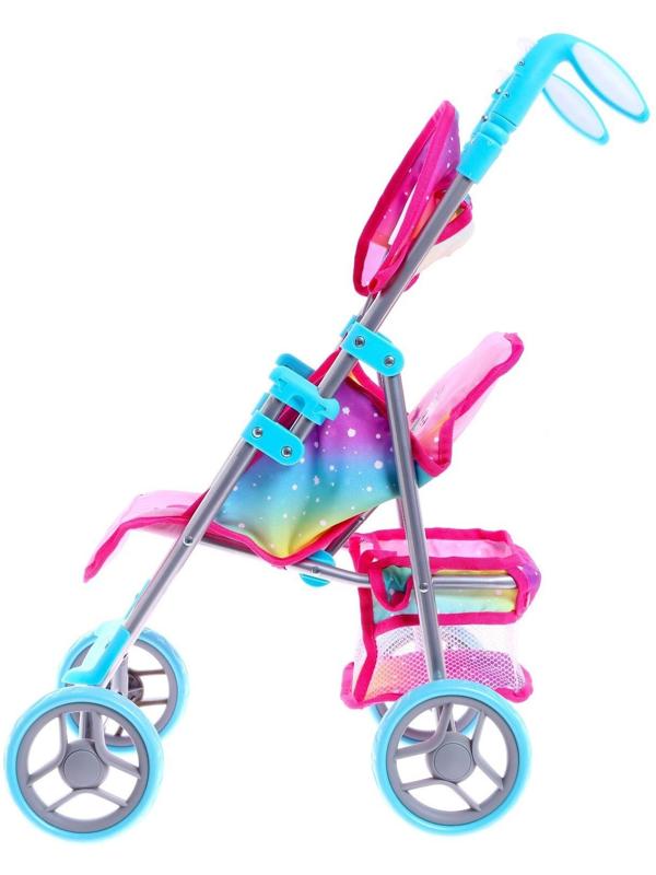 Коляска для кукол летняя, с крышей, металлический каркас