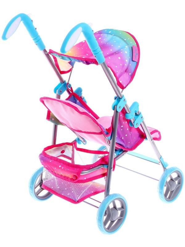 Коляска для кукол летняя, с крышей, металлический каркас
