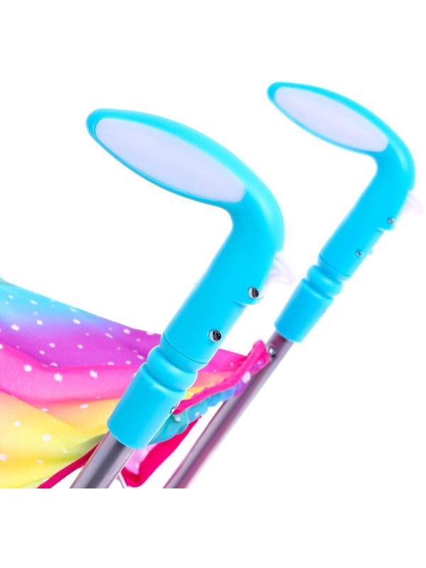 Коляска для кукол летняя, с крышей, металлический каркас