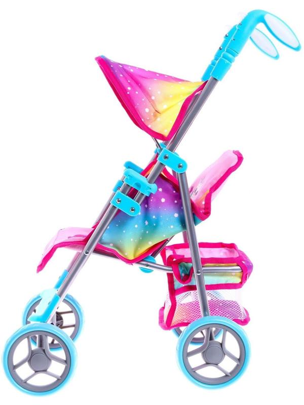 Коляска для кукол летняя, с крышей, металлический каркас
