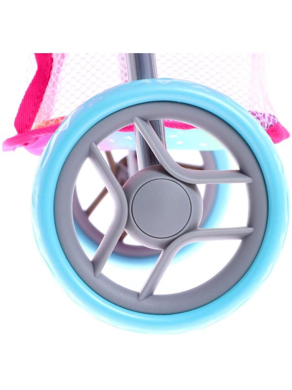 Коляска для кукол летняя, с крышей, металлический каркас