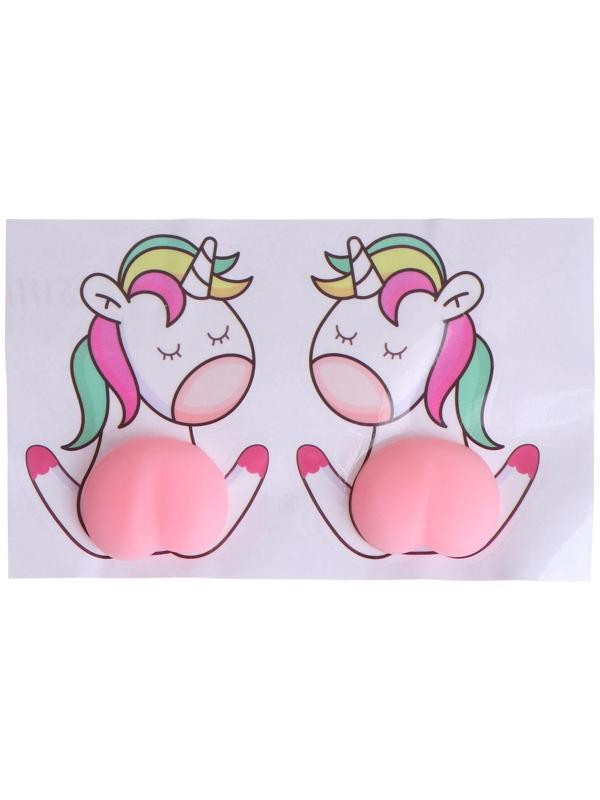 Мялка антистресс «Попка» 7291863 в наборе 2 мялки и наклейки