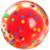 Мяч каучук «Шарики» световой, цвета МИКС