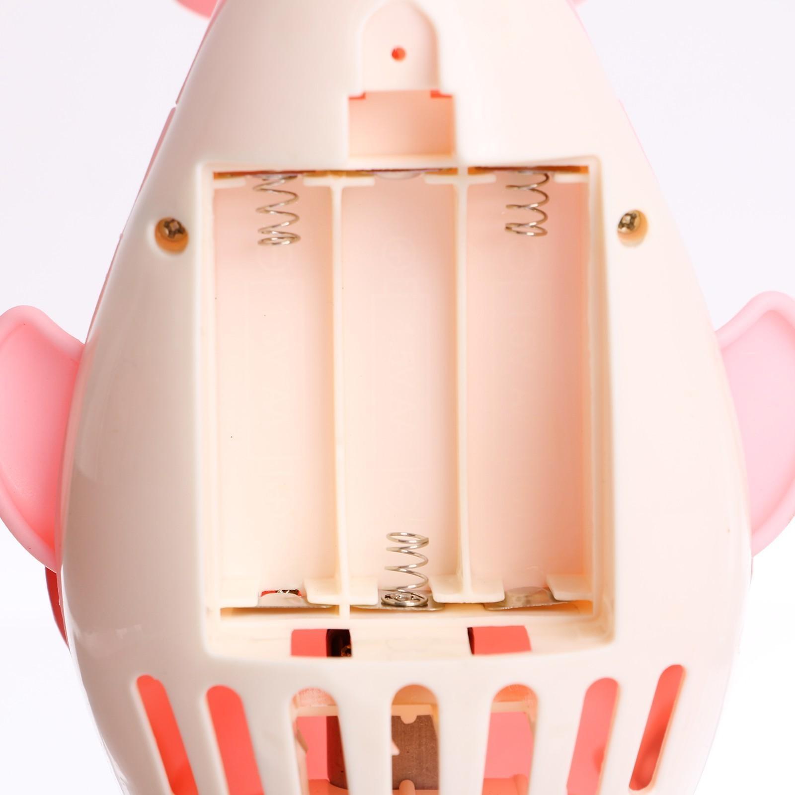 Генератор мыльных пузырей «Дельфин» 11,4×18,9×12,5 см, розовый