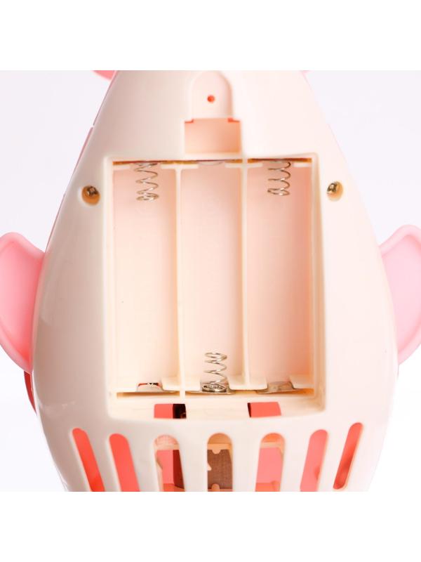 Генератор мыльных пузырей «Дельфин» 11,4×18,9×12,5 см, розовый