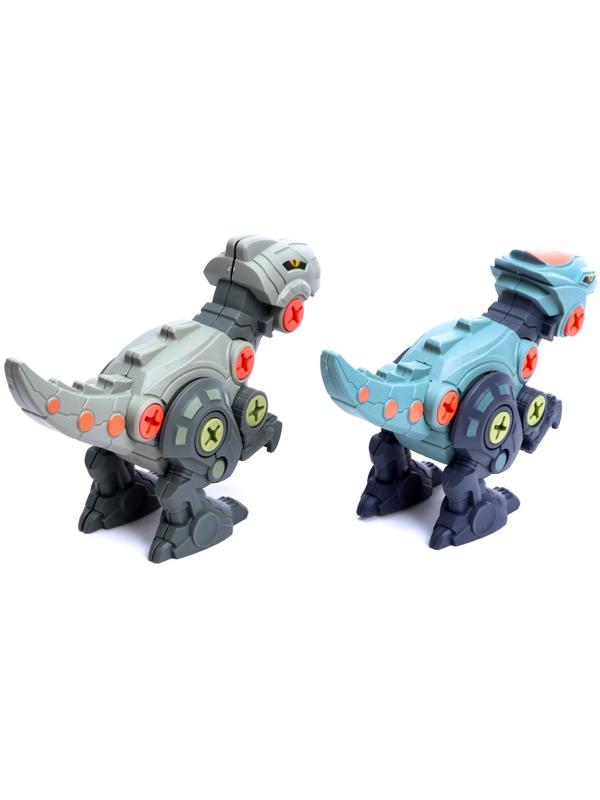 Конструктор винтовой «Мир динозавров», набор 2 штуки, с отвёрткой