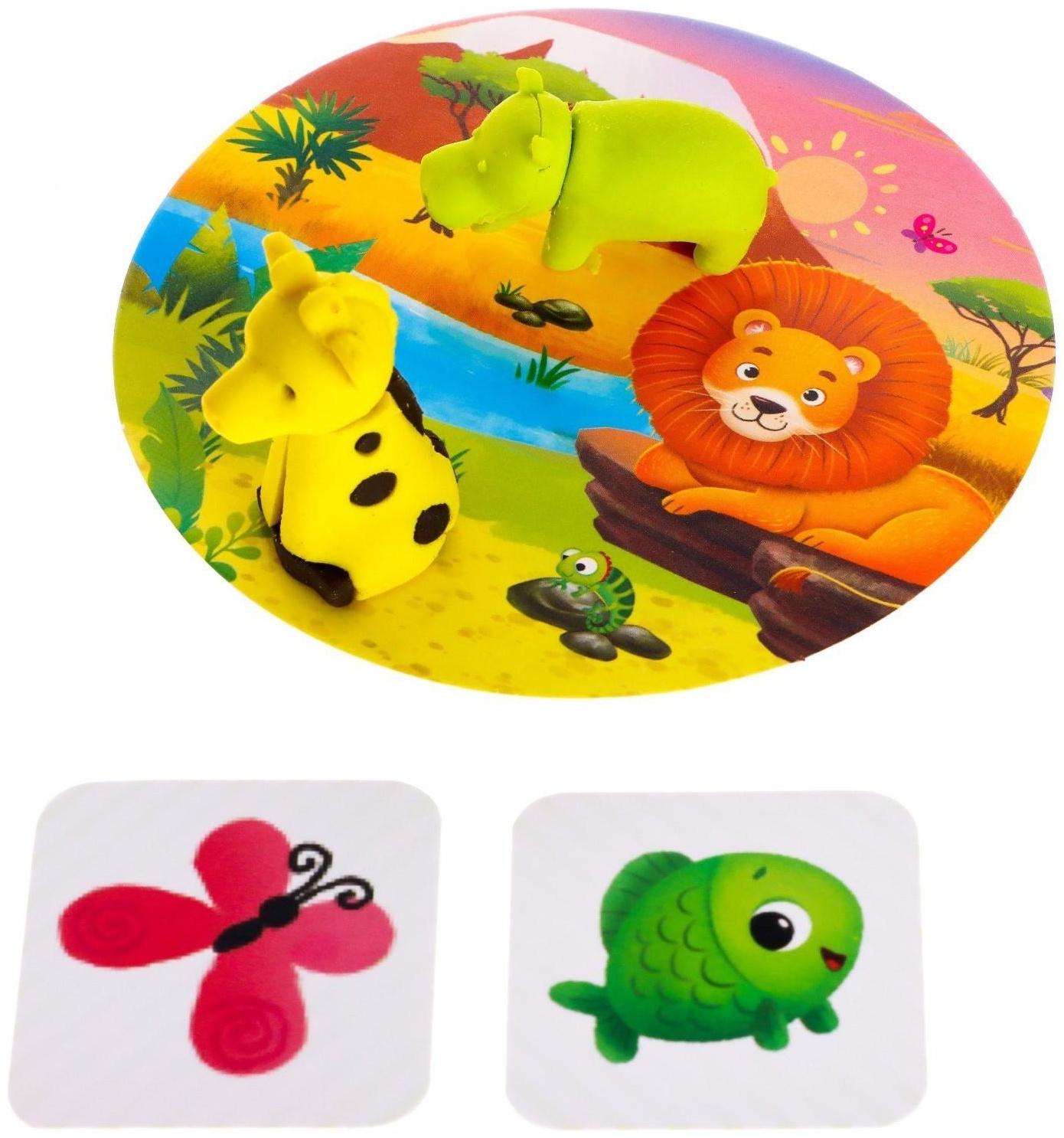 Развивающий набор «Такие разные зверушки»