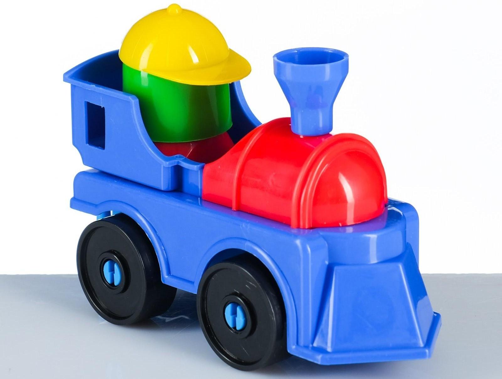 Паровоз 14 х 6 х 9 см, МИКС