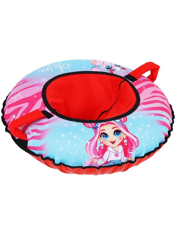 Тюбинг-ватрушка «Девочка», диаметр чехла 80 см, тент/оксфорд