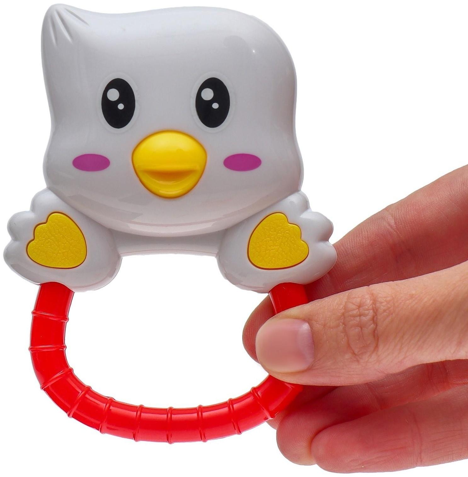 Погремушка «Цыпленок», цвет МИКС