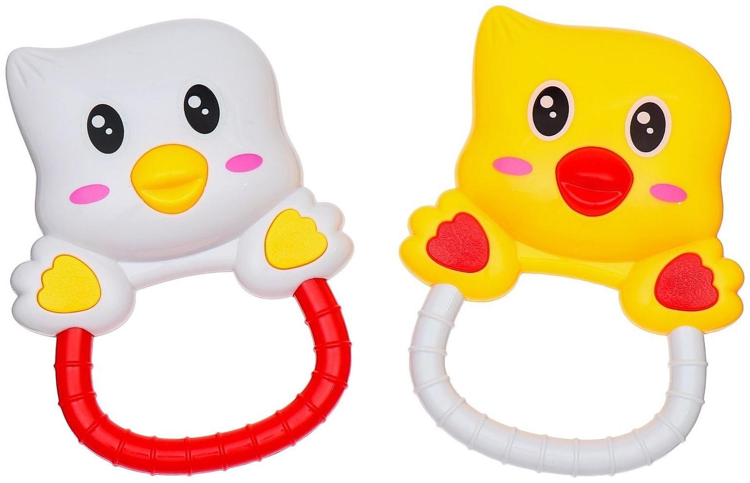 Погремушка «Цыпленок», цвет МИКС