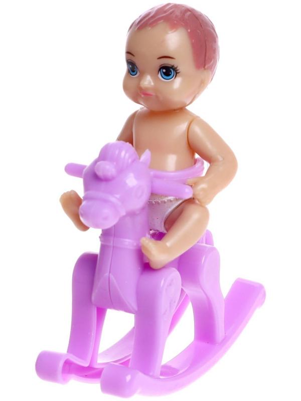 Кукла-модель «Любимая Мама» с малышом, стульчиком и аксессуарами, МИКС