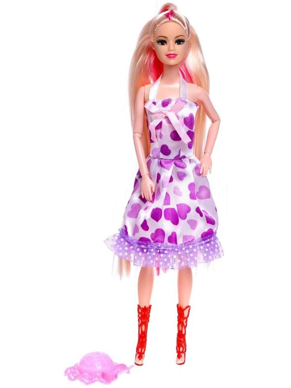 Кукла-модель шарнирная «Анастасия» в платье, с аксессуарами, МИКС