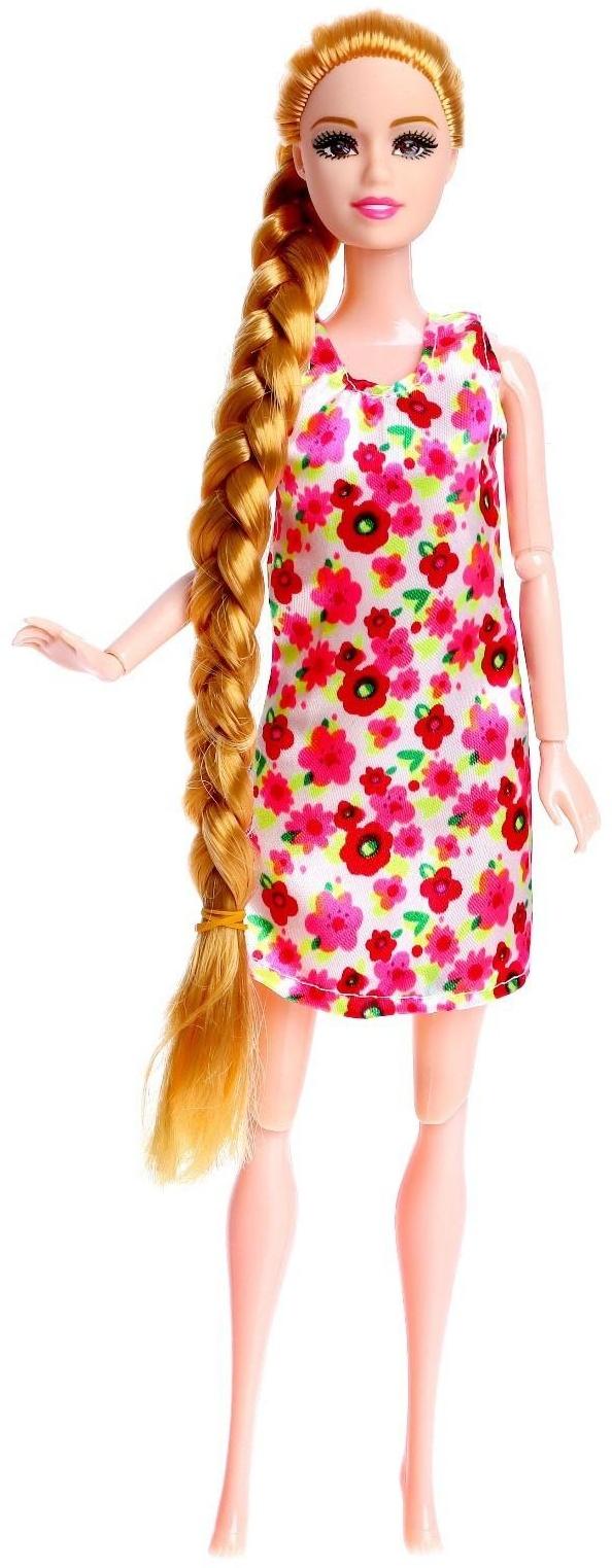 Кукла-модель шарнирная «Мира» в платье, МИКС