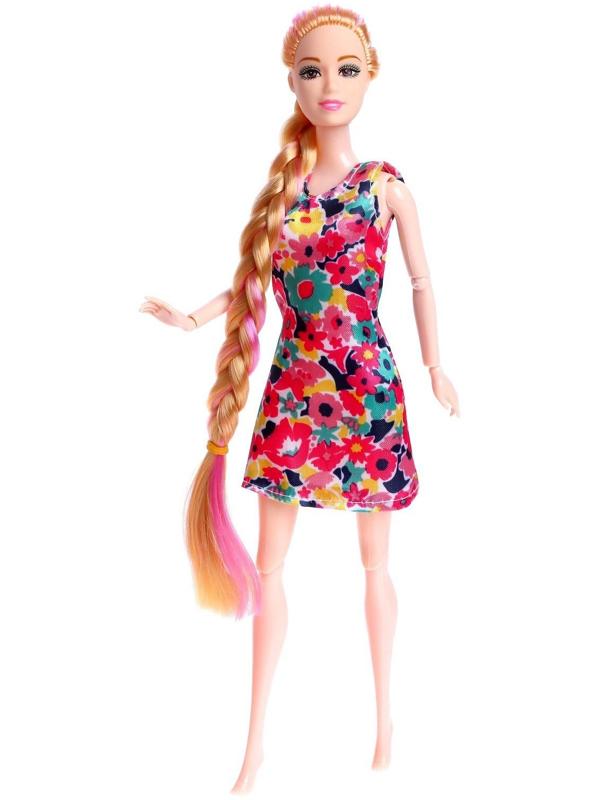 Кукла-модель шарнирная «Мира» в платье, МИКС