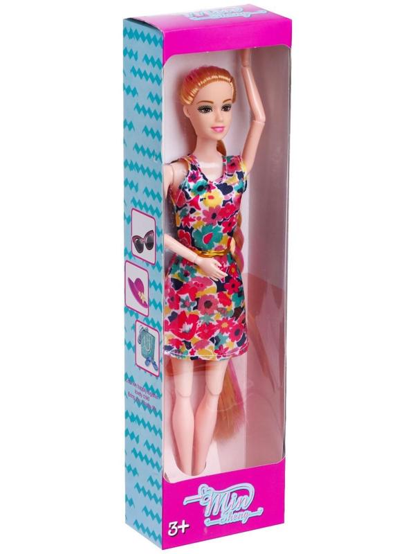 Кукла-модель шарнирная «Мира» в платье, МИКС