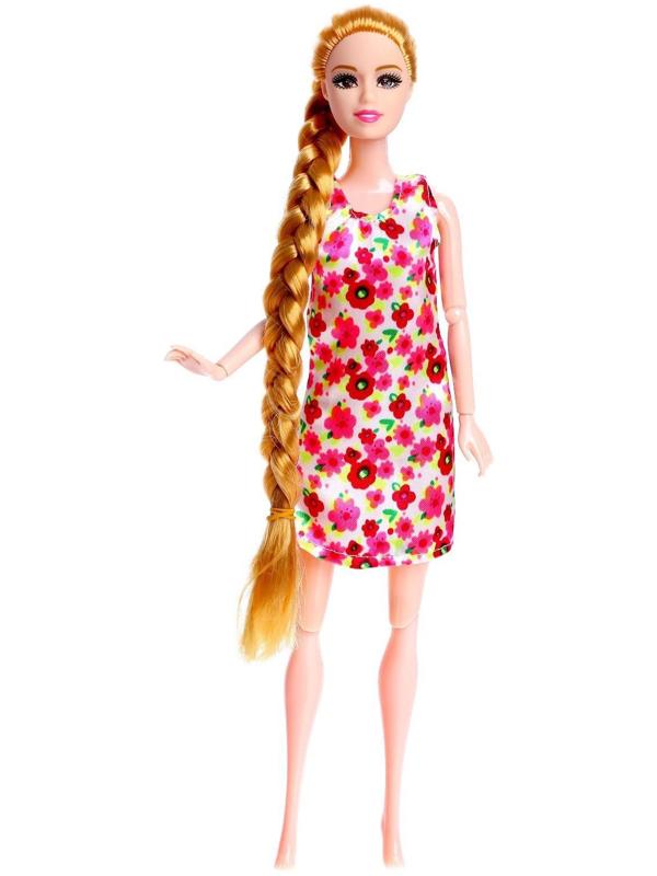 Кукла-модель шарнирная «Мира» в платье, МИКС