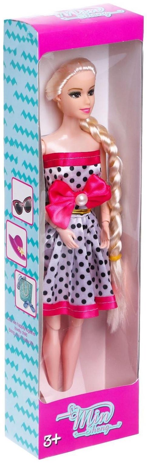 Кукла-модель шарнирная «Алена» в платье, МИКС