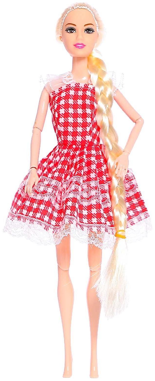 Кукла-модель шарнирная «Алена» в платье, МИКС