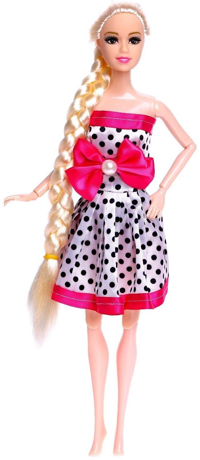 Кукла-модель шарнирная «Алена» в платье, МИКС