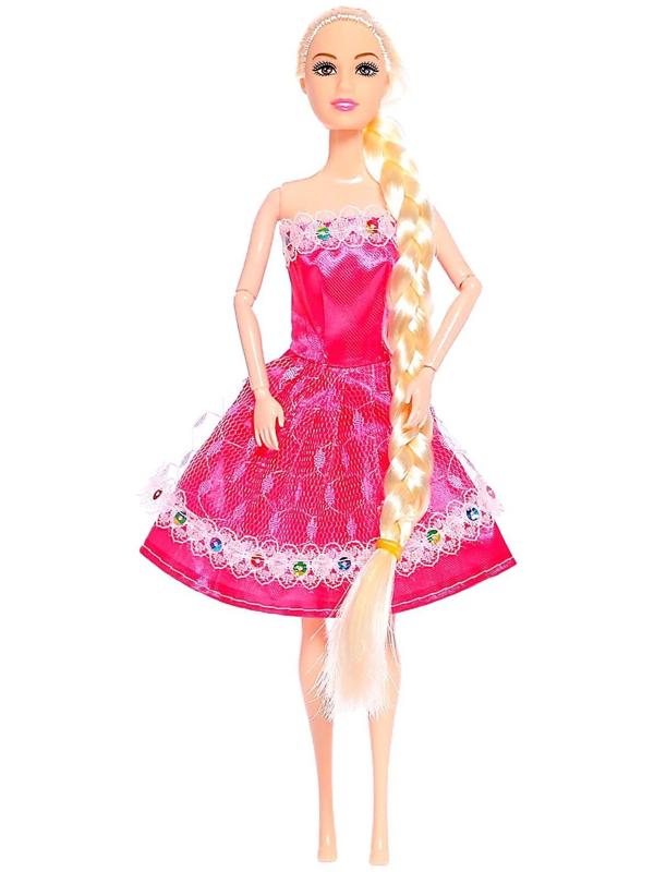 Кукла-модель шарнирная «Алена» в платье, МИКС