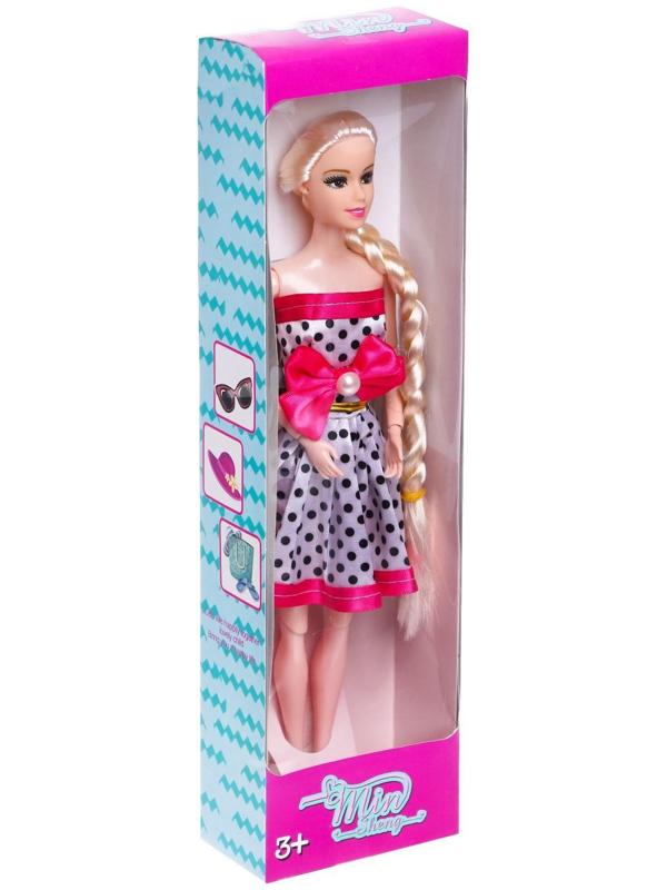 Кукла-модель шарнирная «Алена» в платье, МИКС