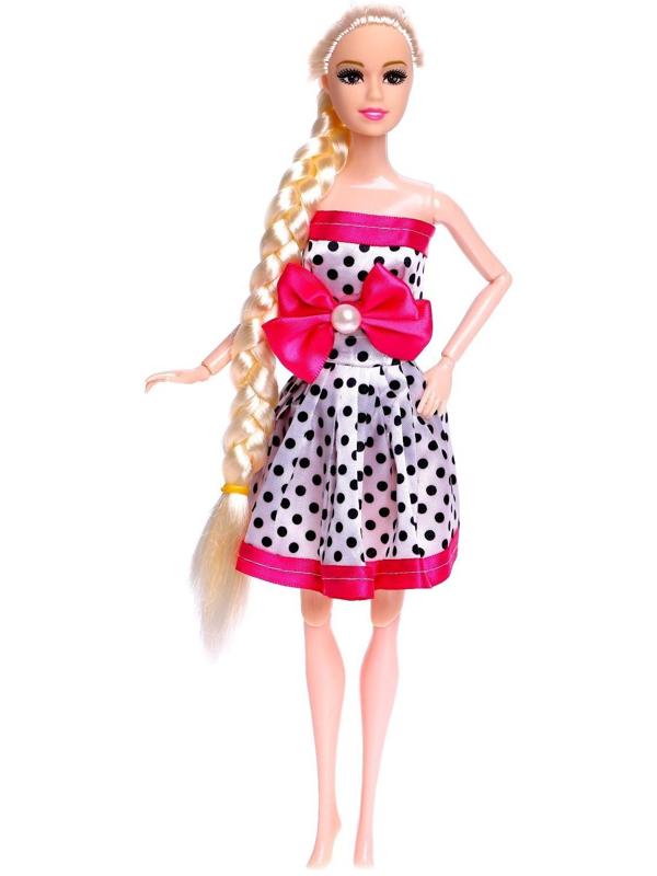Кукла-модель шарнирная «Алена» в платье, МИКС