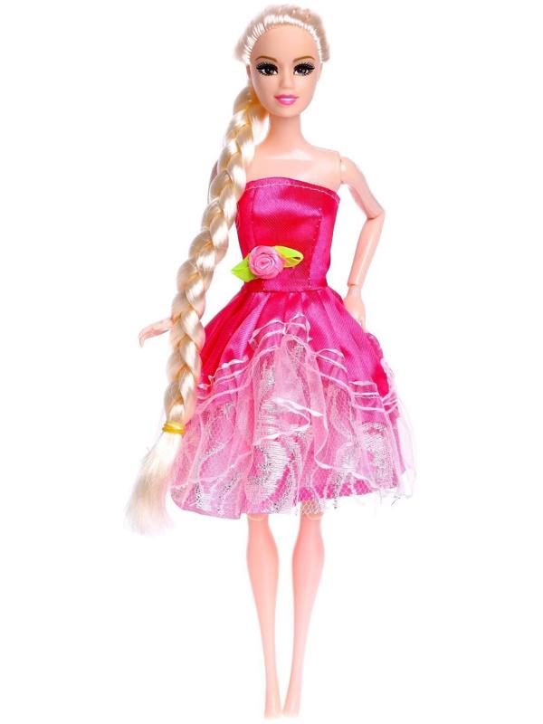 Кукла-модель шарнирная «Алена» в платье, МИКС