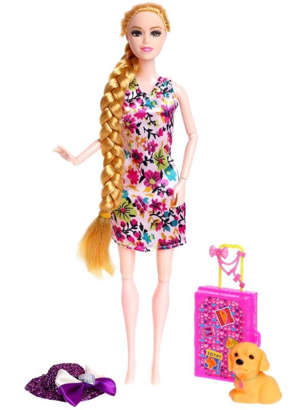 Кукла-модель шарнирная «Даша» в платье, с аксессуарами, МИКС