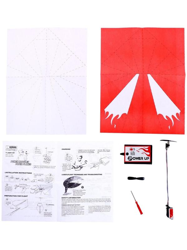 Бумажный самолёт с электроприводом SKY, сделай сам