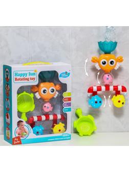 Набор игрушек для игры в ванне «Крабик MAX - мельница»