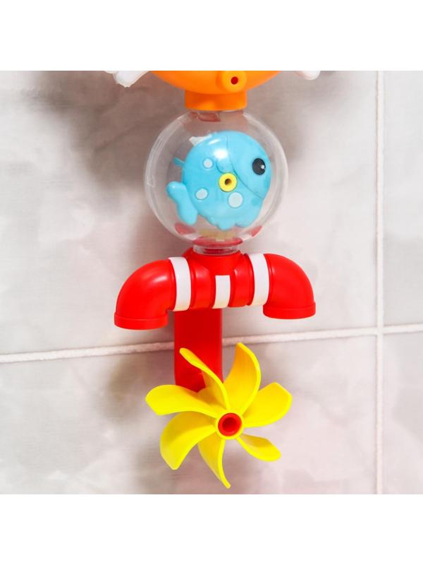 Набор игрушек для игры в ванне «Крабик - мельница»