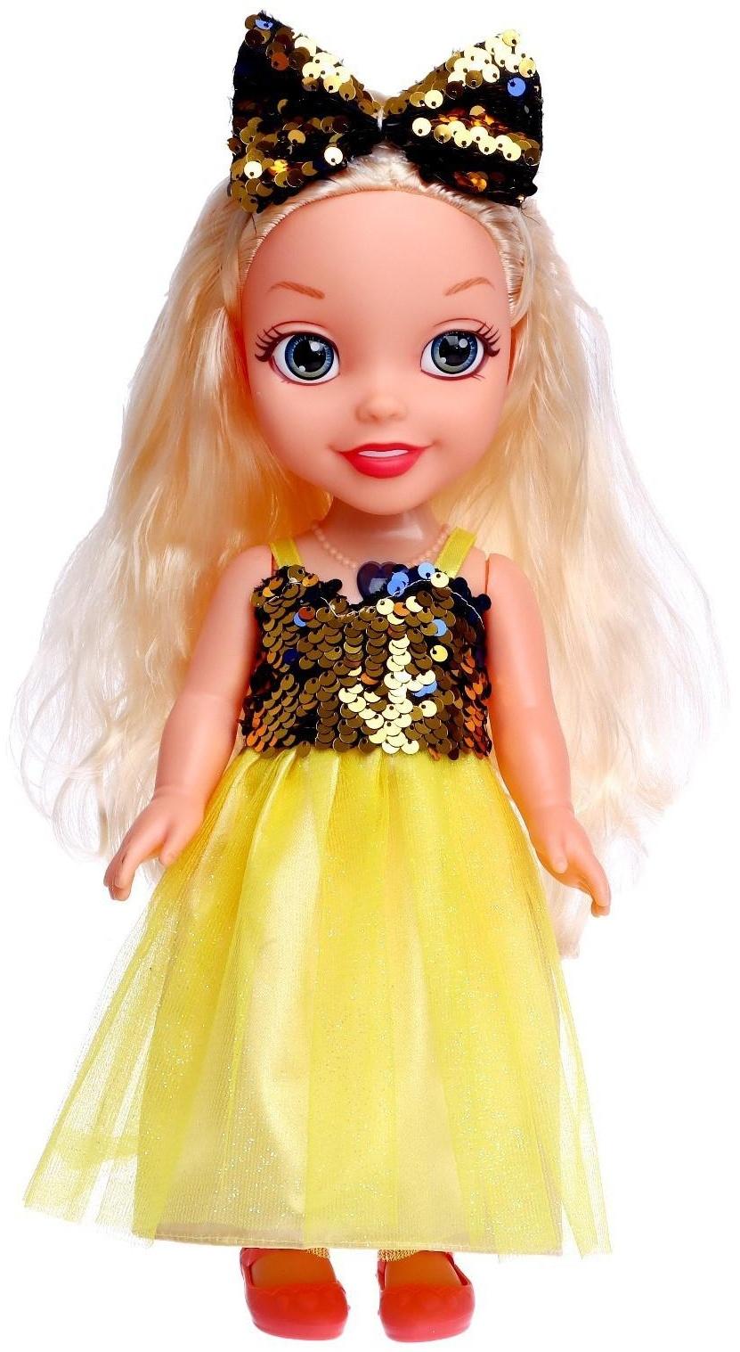 Кукла музыкальная «Сказочная Принцесса» в пышном платье, МИКС