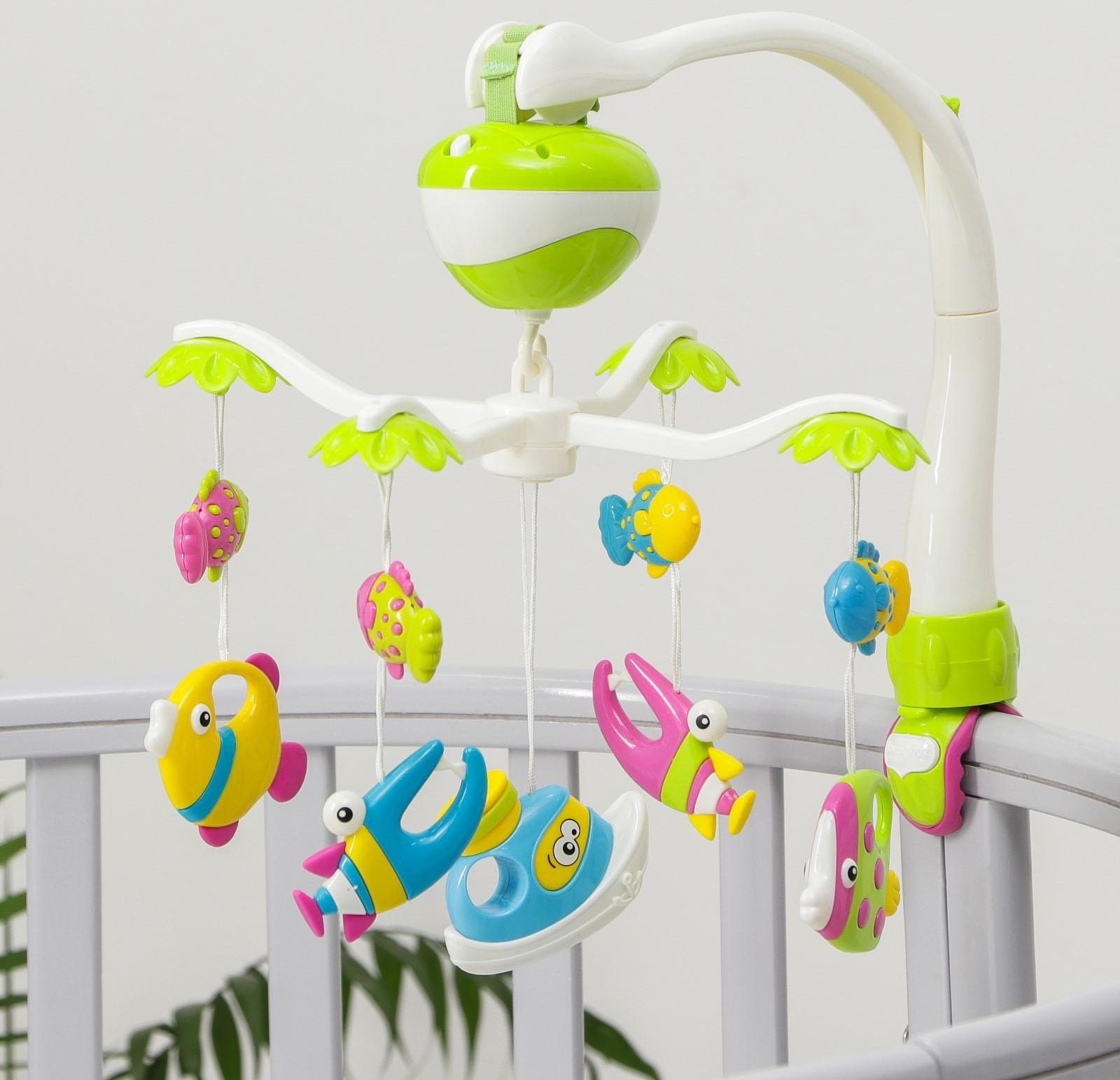 Мобиль музыкальный «Кораблик», на батарейках, виды МИКС