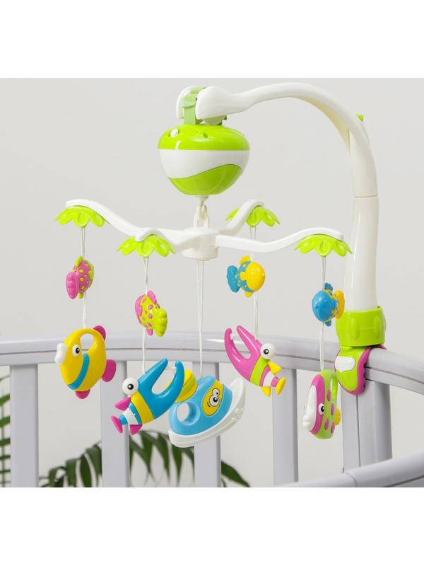 Мобиль музыкальный «Кораблик», на батарейках, виды МИКС