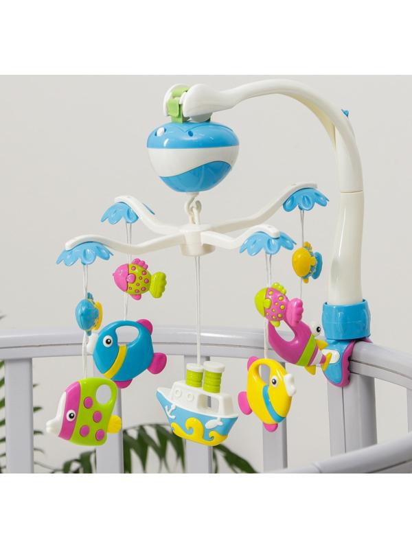 Мобиль музыкальный «Кораблик», на батарейках, виды МИКС