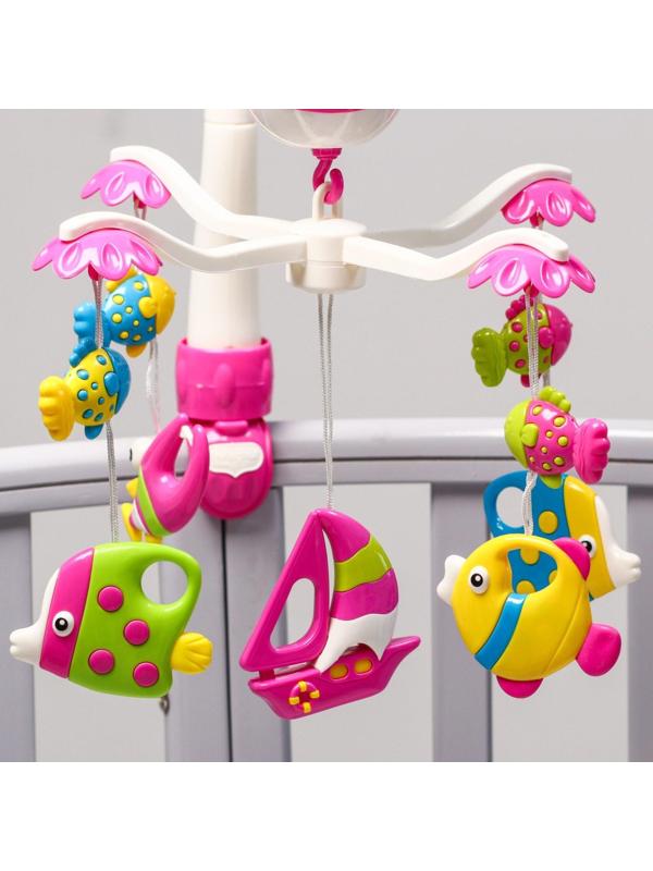 Мобиль музыкальный «Кораблик», на батарейках, виды МИКС